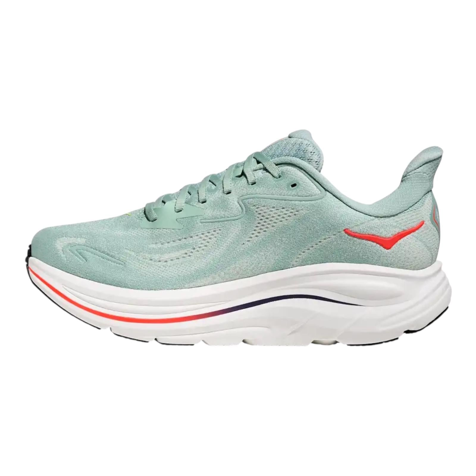 Hoka one One scarpa da corsa da uomo Clifton 10 1162030-SGNN sage-neon flame