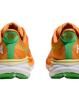 Hoka One One scarpa da corsa da uomo Clifton 9 1127895/SRSH arancio verde