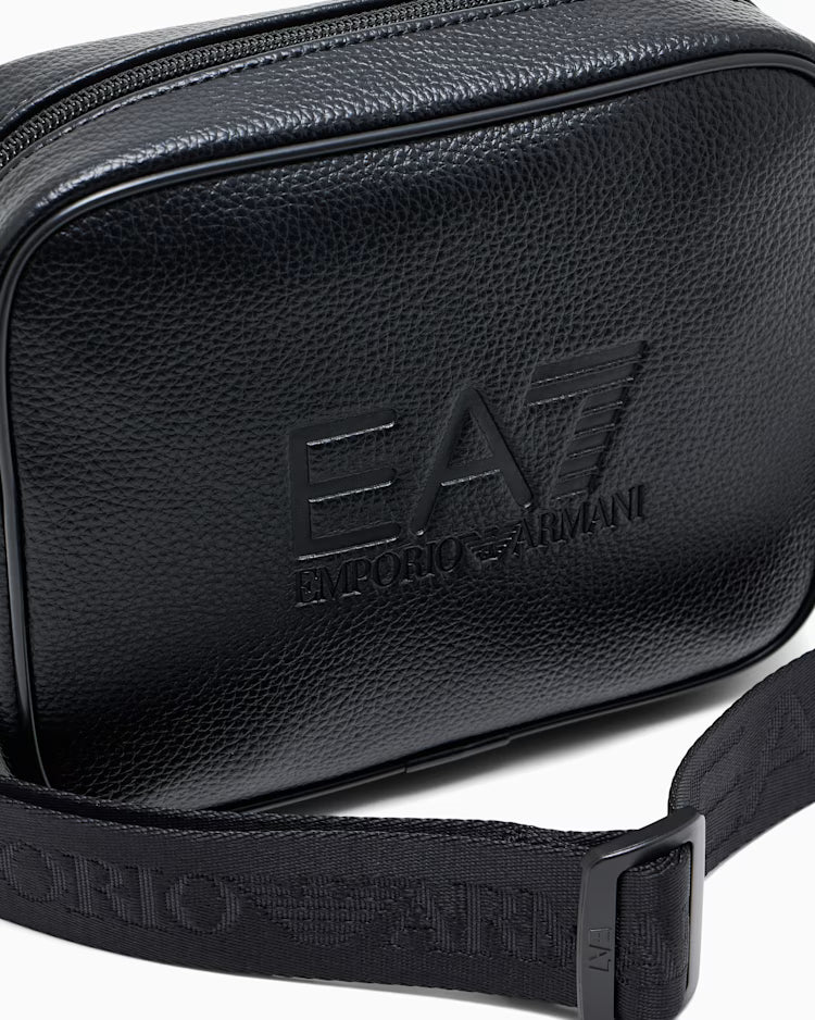 EA7 ARMANI Borsa a tracolla con logo in rilievo e tracolla regolabile 7W001619 AF27199 UC001 nero