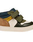 Geox Nashik Sneakers con strappo bimbo B465NA08522C1M3X beige-verde