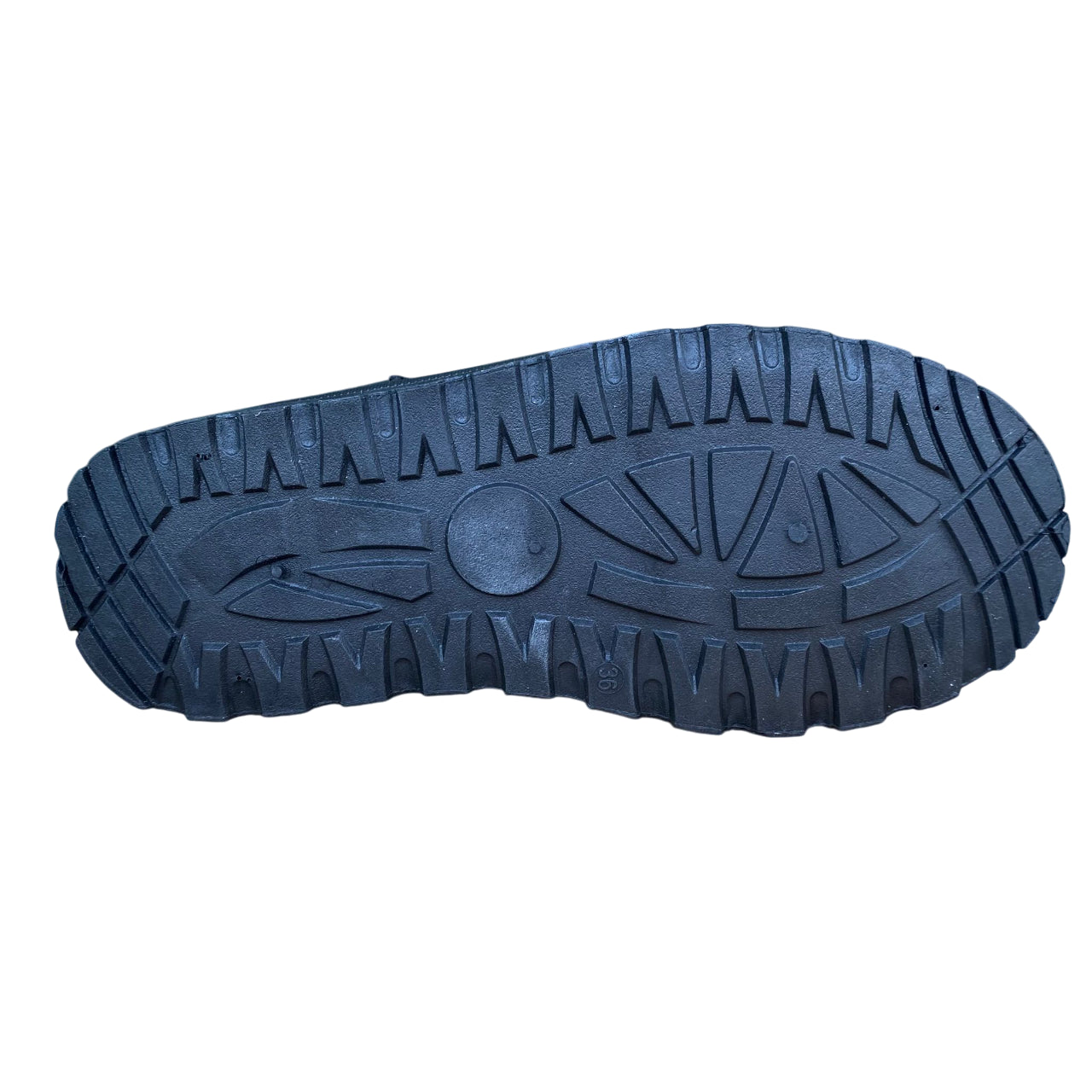 Icon Tronchetto donna IC04416SD nero, nabuk, pelliccia interna e logo brillantino. - suola