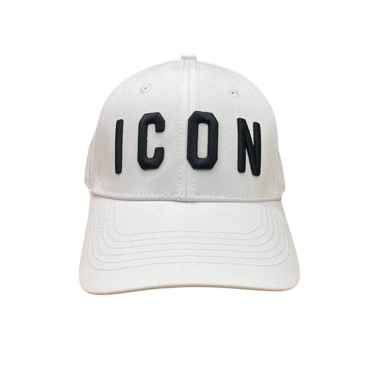 Icon cappellino con visiera curva unisex da adunto con logo ricamato ICXS2S5A049 bianco
