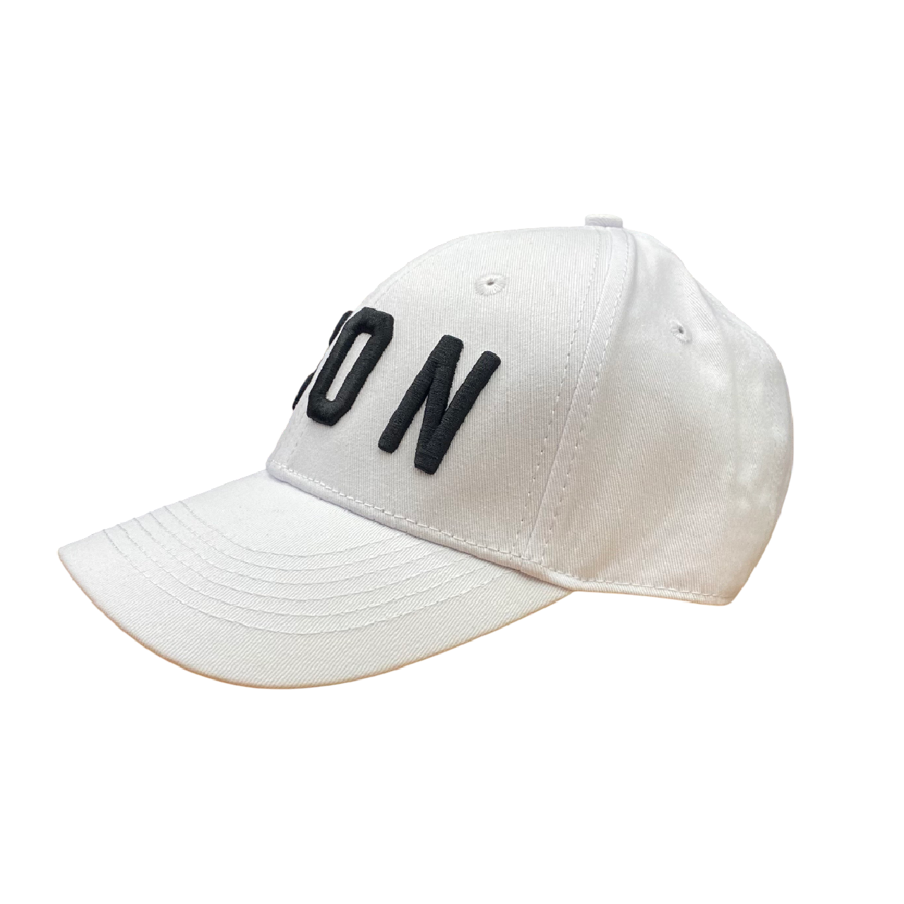 Icon cappellino con visiera curva unisex da adunto con logo ricamato ICXS2S5A049 bianco
