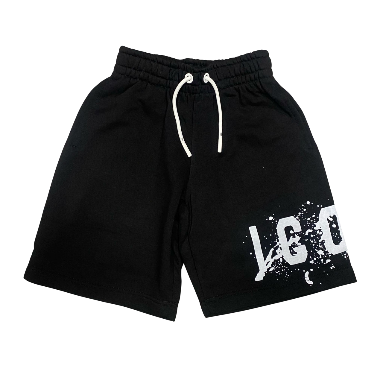 Icon pantaloncino junior con stampa schizzo IBSH00523 nero
