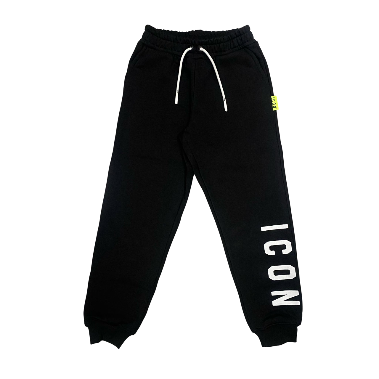 Icon pantalone junior con stampa logo IBSP00495 nero
