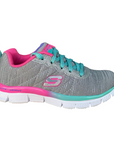 Skechers sneakers da bambina Appeal Glitter Rush 81834L GYMT grigio