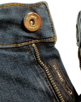 CafèNoir pantalone jeans da donna Denim Skinny c7 JJ1017 B008 blu medio scuro