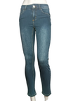 CafèNoir pantalone jeans da donna Denim Skinny c7 JJ1017 B008 blu medio scuro