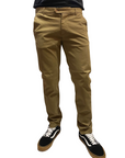 Zero Construction pantalone casual da uomo con tasche America Beddy BED040 2394 BEDDY/6SP tabacco