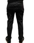 Zero Construction pantalone casual da uomo con tasche America Beddy BED040 2394 BEDDY/6SP nero