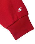 Champion felpa girocollo in cotone di felpina leggera con logo sul petto Legacy 306513 RS053 rosso