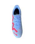 Puma scarpa da calcio da ragazzo Future Play FG/AG 107388 01 bianco-orchidea