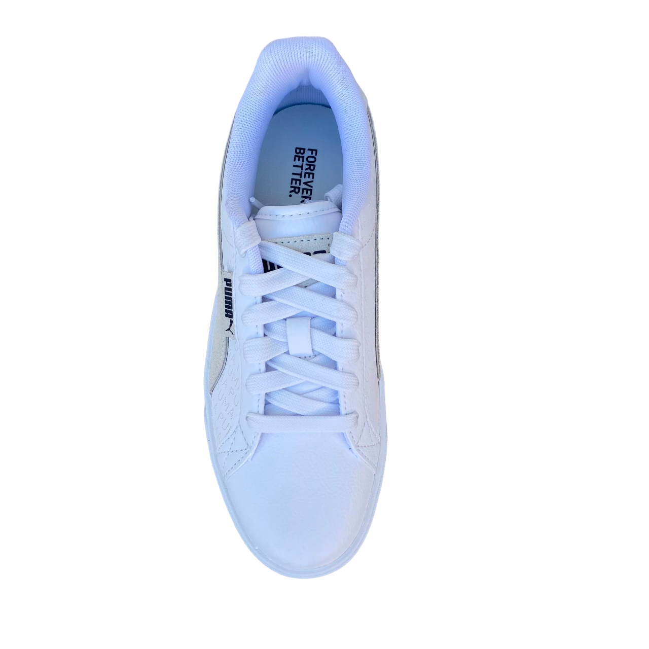 Puma scarpa sneakers da donna Karmen con Logo stampato 393194 01 bianco