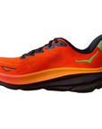 Hoka One One scarpa da corsa da uomo Clifton 9 1127895/FVOR rosso-arancio