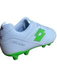 Lotto scarpa da calcio da ragazzo Stadio 705 FG 219547 1NJ bianco-verde