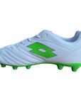 Lotto scarpa da calcio da ragazzo Stadio 705 FG 219547 1NJ bianco-verde