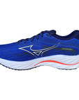 Mizuno scarpa da corsa da uomo ammortizzazione ultra morbida Wave Rider 27 J1GC230305 blu