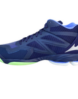 Mizuno scarpa da pallavolo alta da uomo Wave Lightning Z7 blu-verde