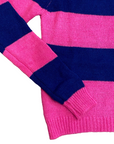 Trez maglia da donna manica lunga Maha-ALV M47196-571 fuxia-blu