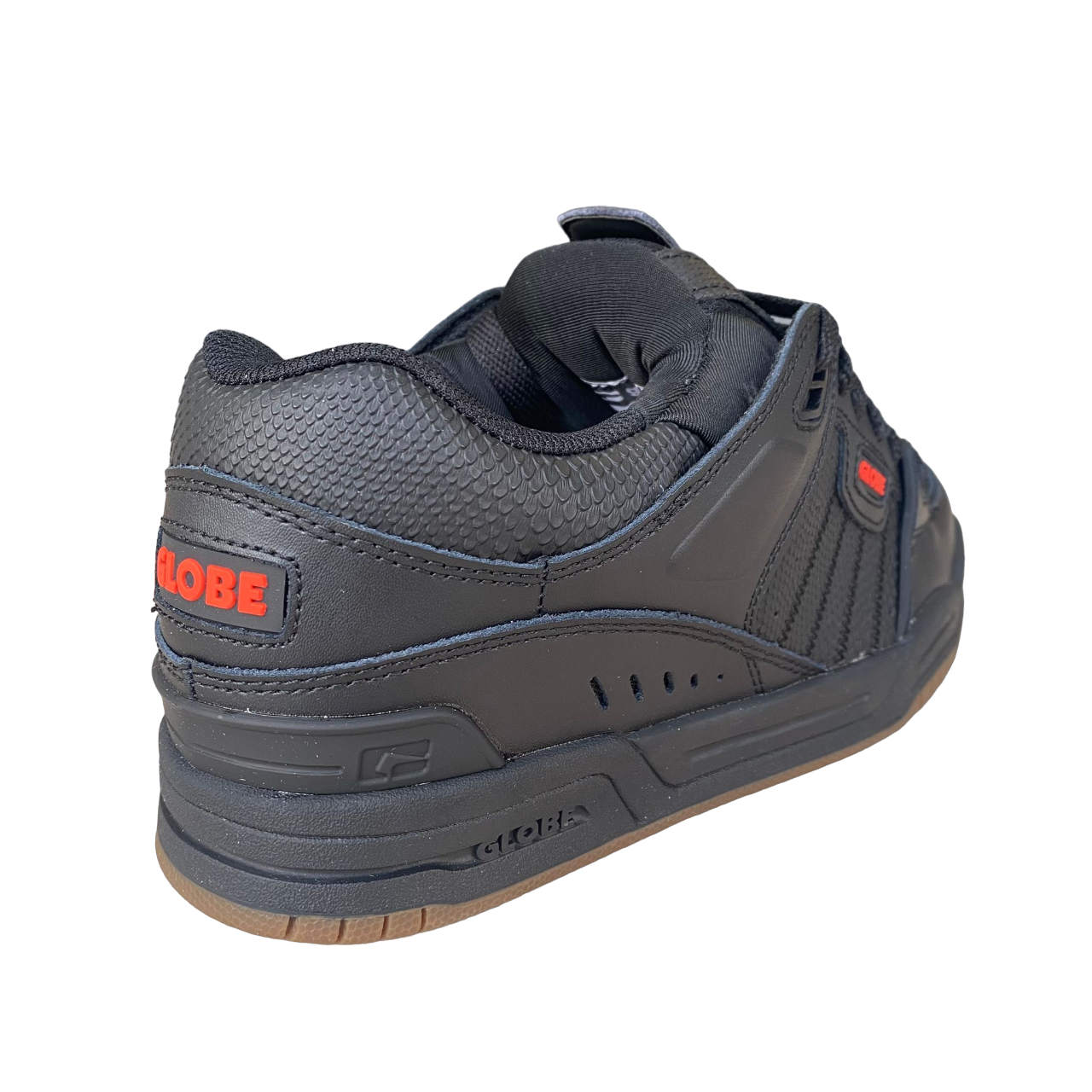 Globe scarpa sneakers da skateboard Fusion GBFUS 20597 nero-rosso