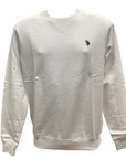 U.S.Polo Assn. felpa girocollo da uomo Max US41187001 100 bianco