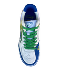 Joma scarpa da calcetto indoor da uomo Top Flex Rebound Ferrao 11 TORW2385IN bianco-azzurro