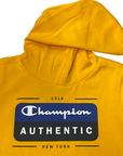 Champion felpa con cappuccio in felpina leggera con logo sul petto Legacy 306512 YS058 giallo