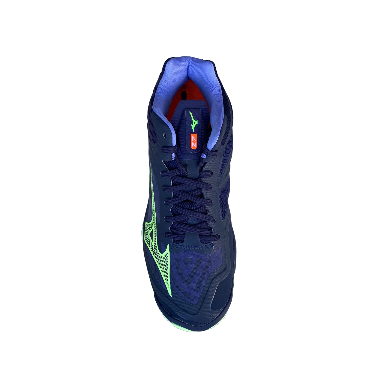 Mizuno scarpa da pallavolo alta da uomo Wave Lightning Z7 blu verde Sportiamo