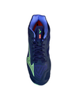 Mizuno scarpa da pallavolo alta da uomo Wave Lightning Z7 blu-verde