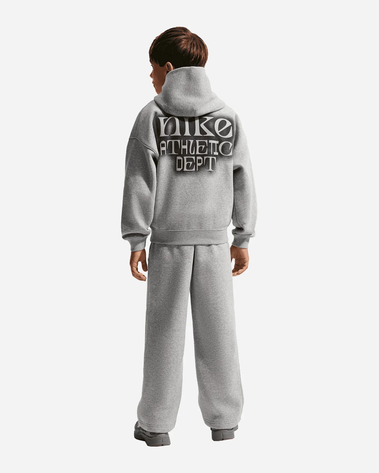 Nike pantalone sportivo da ragazzi WIDE STRAIGHT IO1693-063 grigio