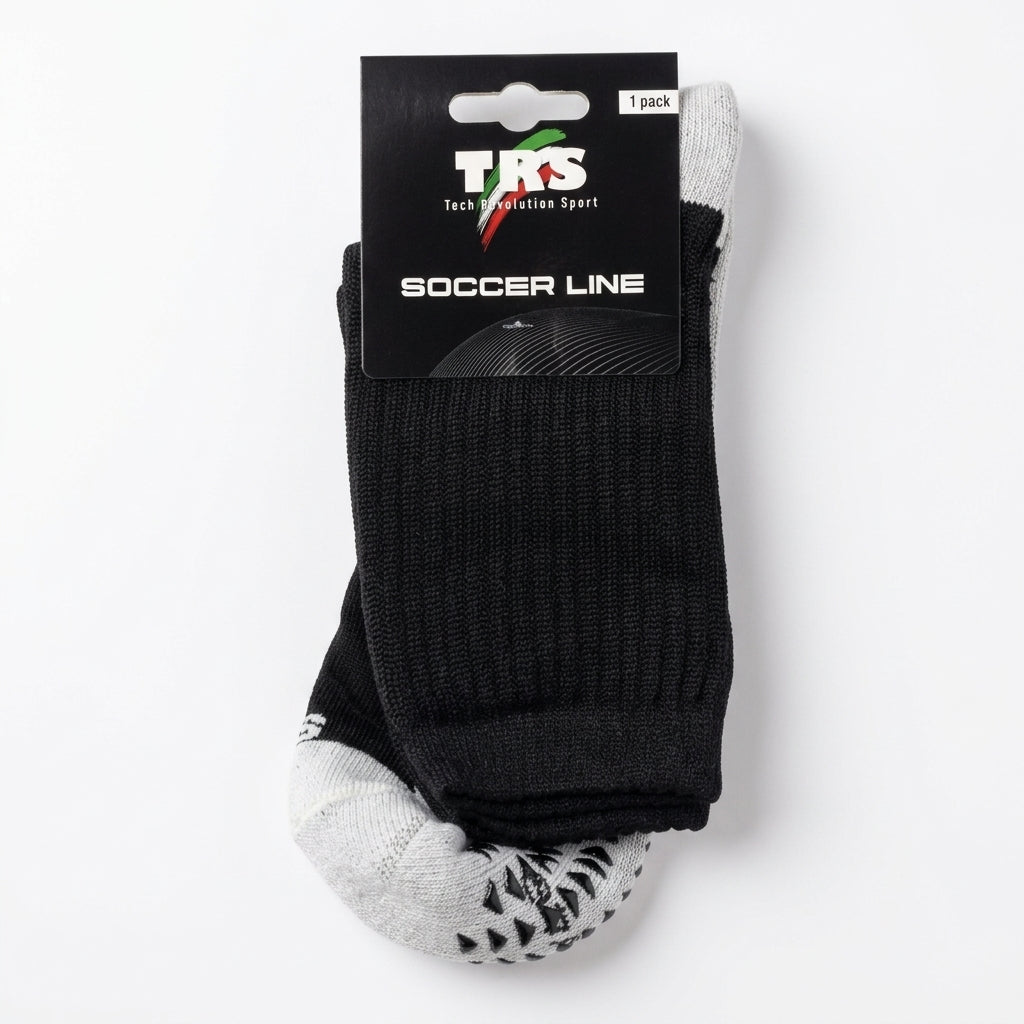 TRS calza da calcio con grip G234TRS nera