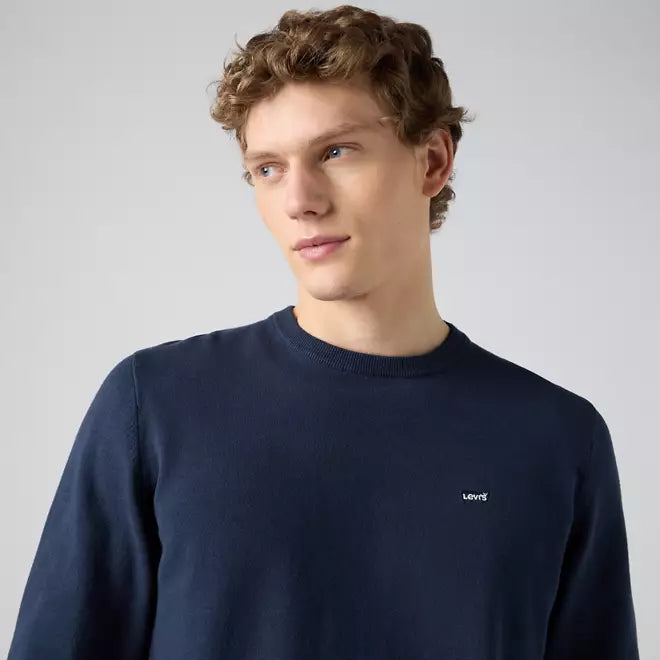 Levi's Maglia da uomo Housemark leggera A72070041 blu