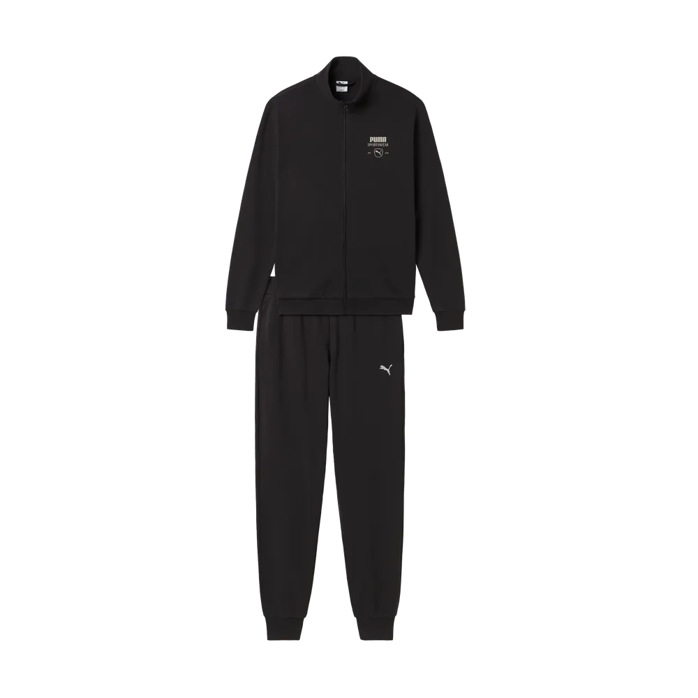 Puma Tuta sportiva da uomo SPORT FASHION SWEAT SUIT TR 696664-01 nera
