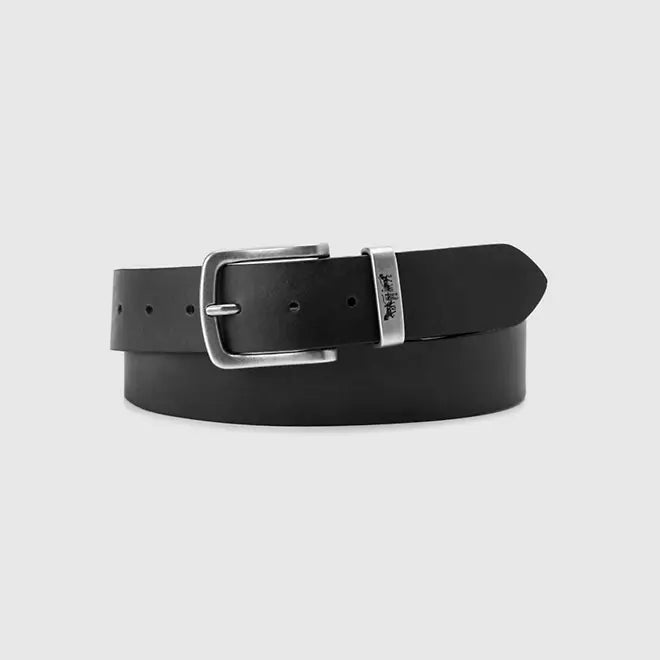 Levi's Cintura Two Horse con passante in metallo 002G40000 nero