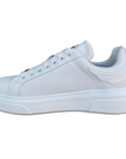 John Richmond scarpa sneakers da uomo in pelle Action 200007/CP E bianco