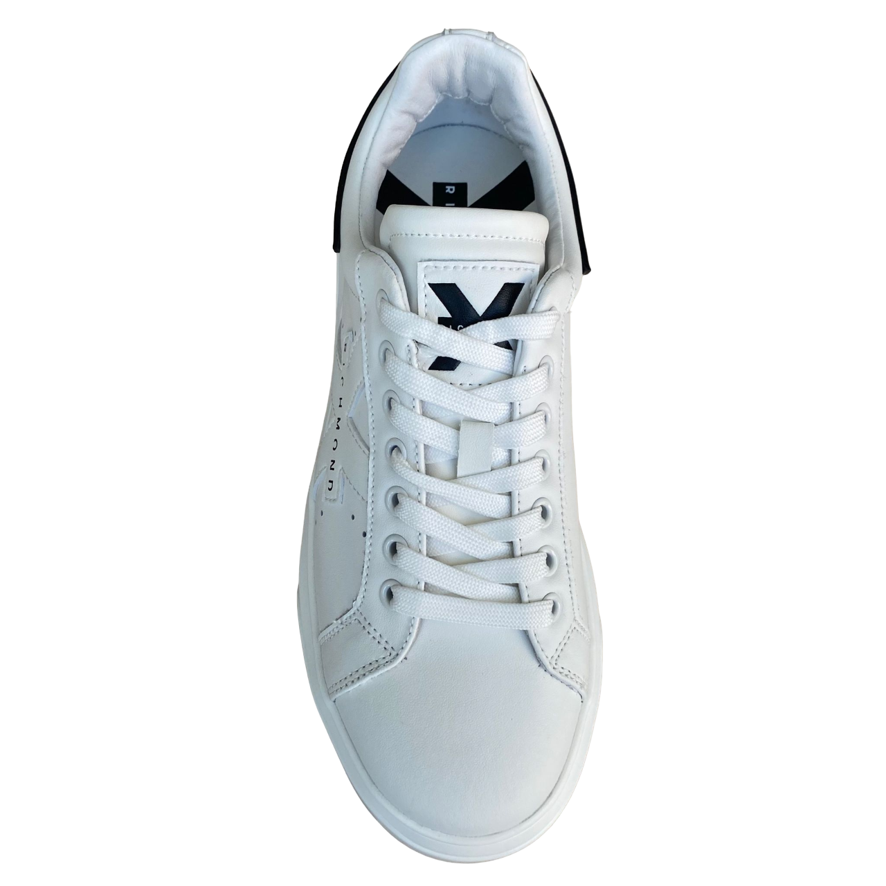 John Richmond scarpa sneakers da uomo in pelle Action 22203/CP A bianco