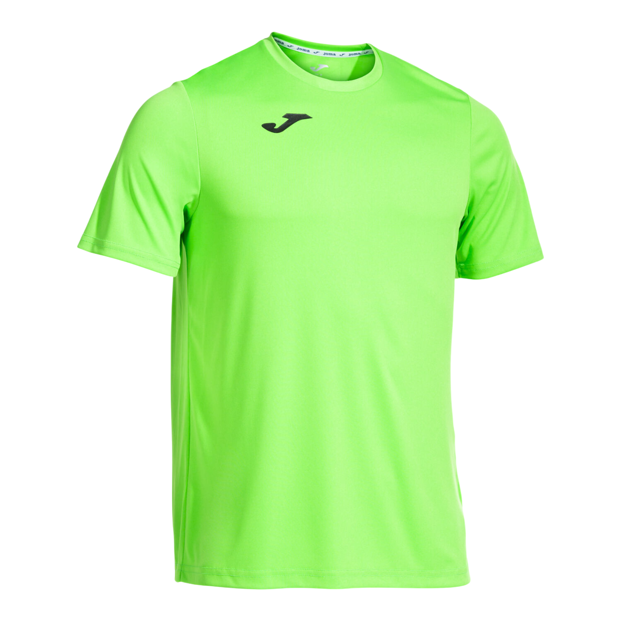 Maglia sportiva Joma Combi uomo 100052.020 verde fluorescente, tessuto traspirante con girocollo elasticizzato, ideale per calcio e allenamenti