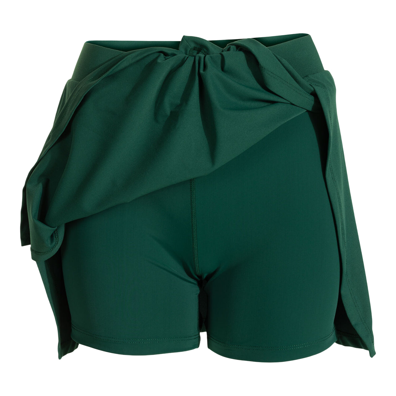 Gonna padel Joma verde da donna modello 902073.485, vista frontale pantaloncino, design sportivo elegante per il gioco del padel