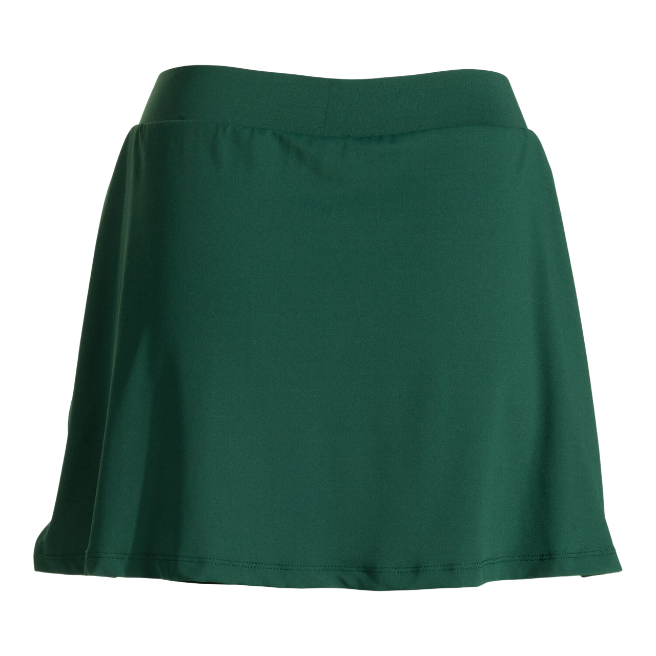 Vista posteriore della gonna sportiva Joma verde da donna 902073.485, evidenzia il taglio ergonomico per l'attività padel