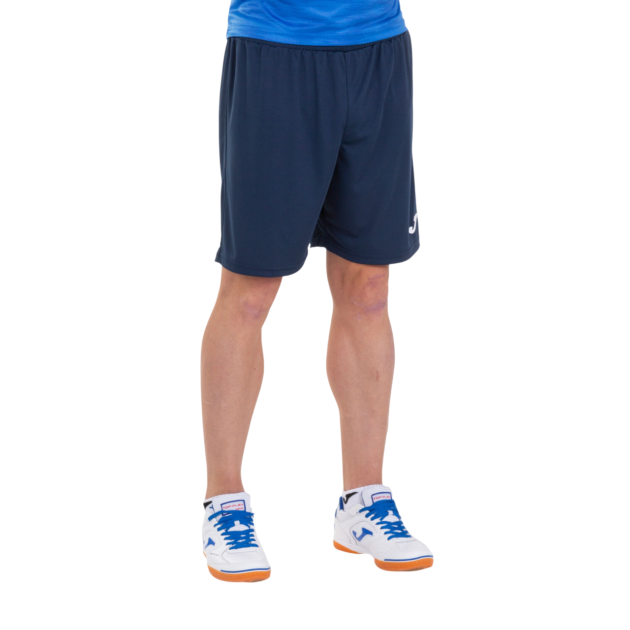Pantaloncino sportivo Joma Nobel 100053-331 blu da uomo, tessuto leggero e traspirante, ideale per calcio, running e fitness
