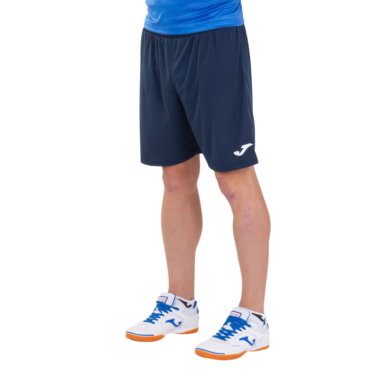 Pantaloncino sportivo Joma Nobel 100053-331 blu da uomo, tessuto leggero e traspirante, ideale per calcio, running e fitness
