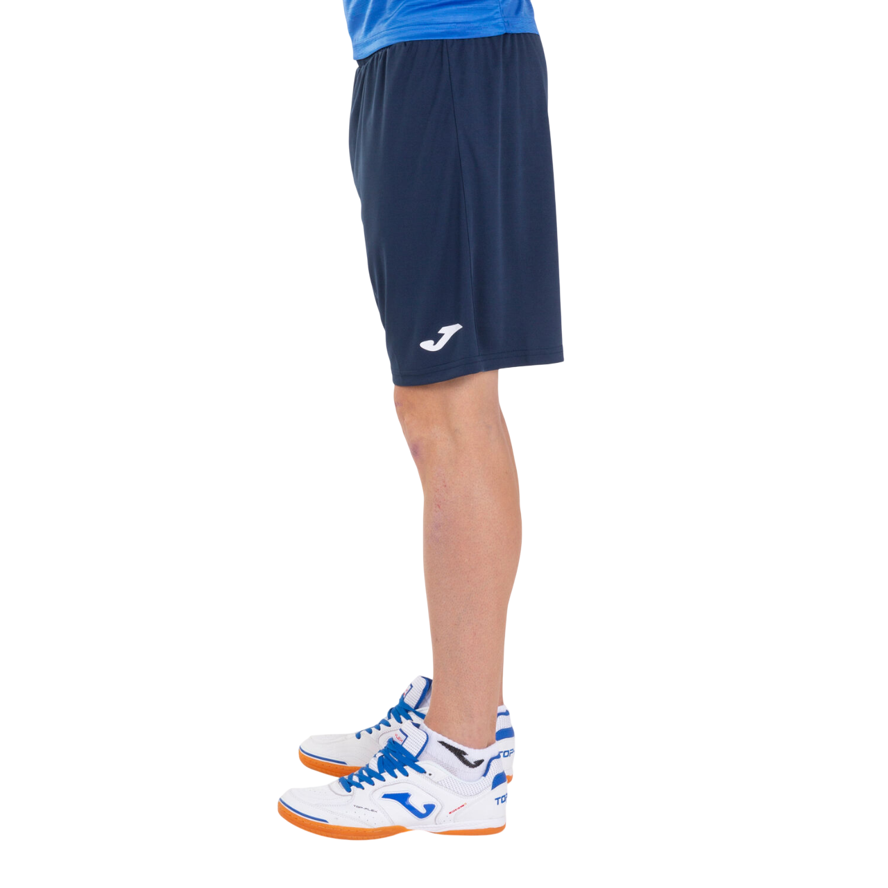 Pantaloncino sportivo Joma Nobel 100053-331 blu da uomo, tessuto leggero e traspirante, ideale per calcio, running e fitness