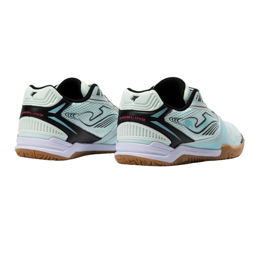 Joma Scarpa da Calcetto Indoor Dribling 2527 Celeste – Agilità, Precisione e Comfort per il Dominio del Campo - tallone