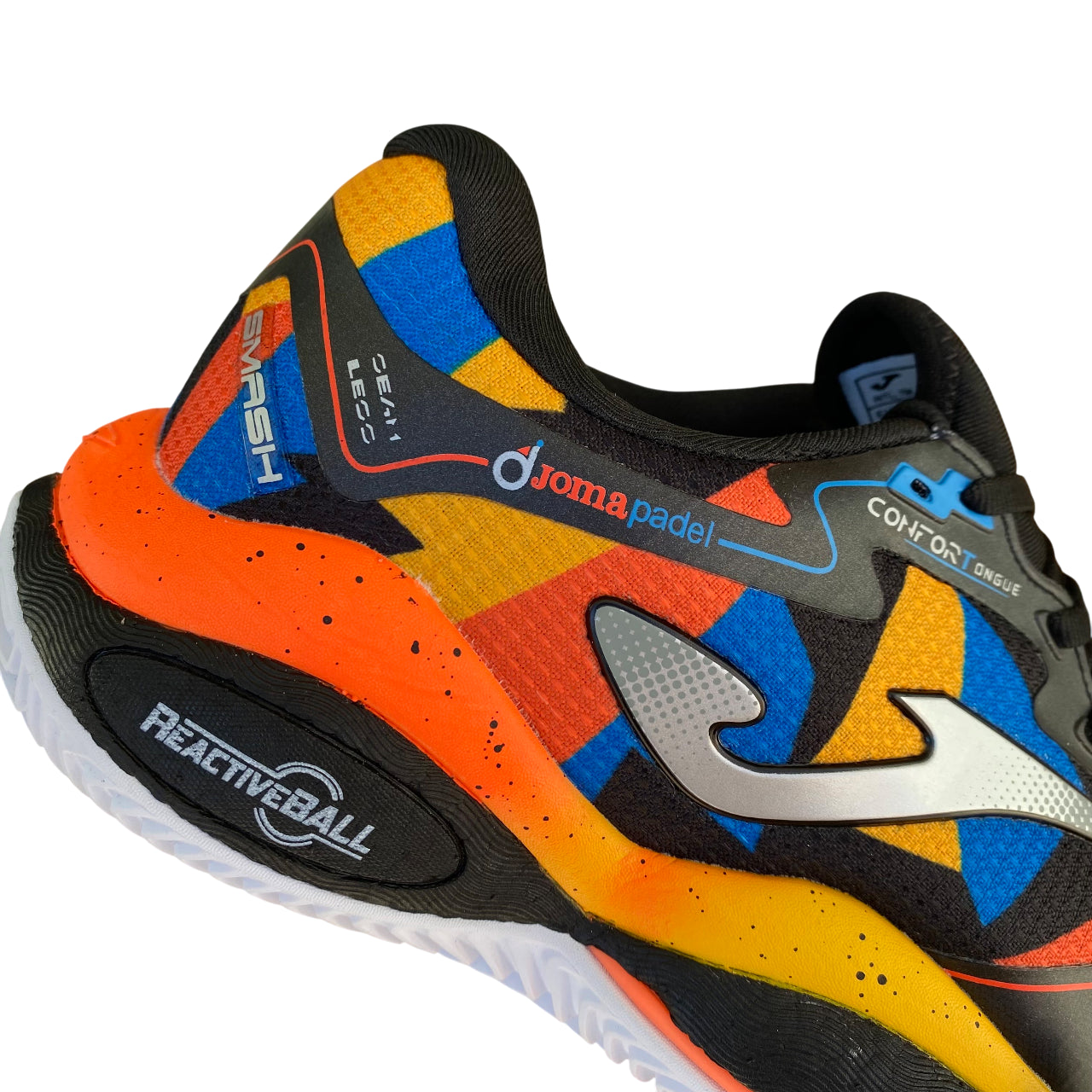 Joma Scarpe Padel Uomo Smash 25 TSMAW2531C Nero - tallone
