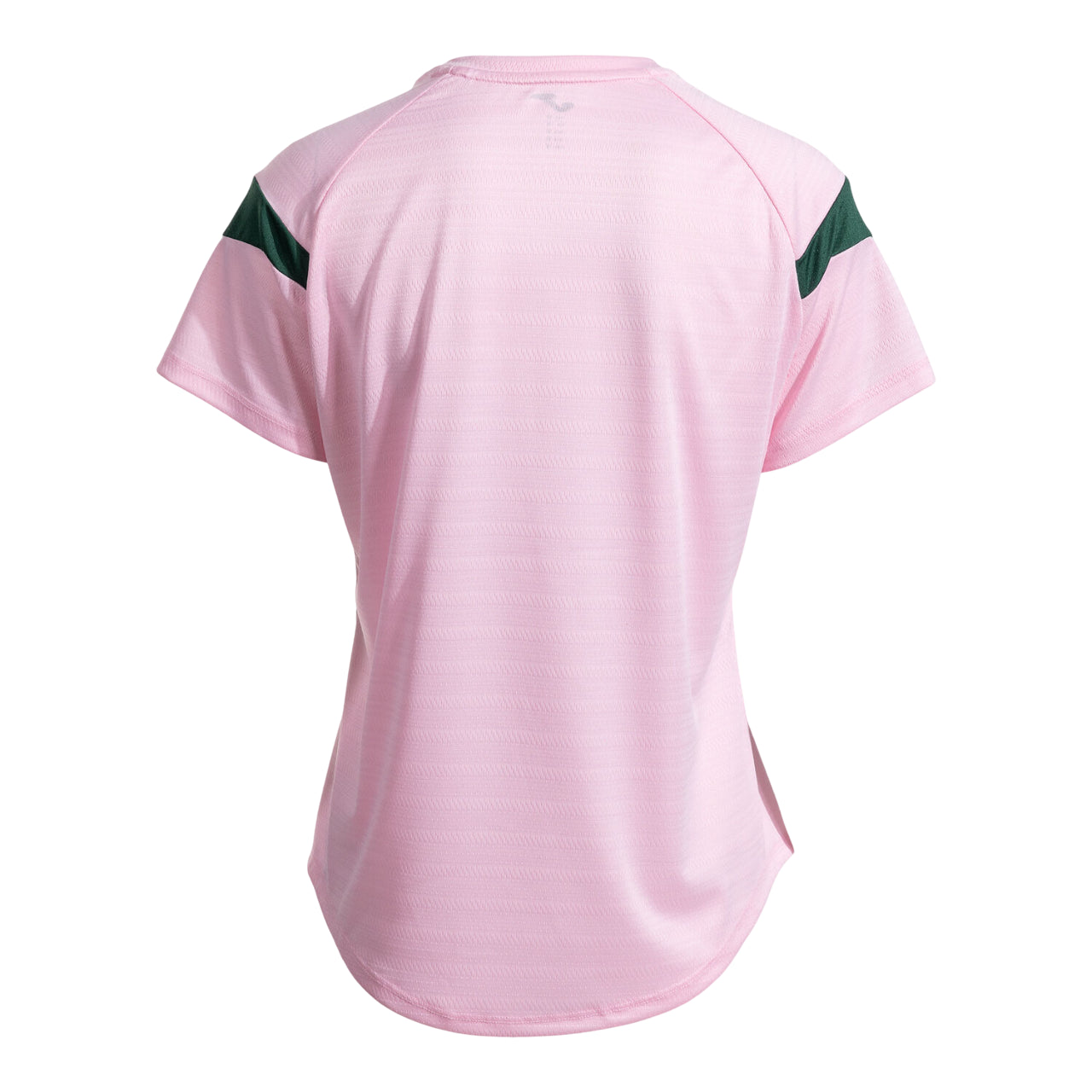 Vista posteriore della maglia fitness Joma Montreal donna, mostra vestibilità confortevole e libertà di movimento per l'attività sportiva