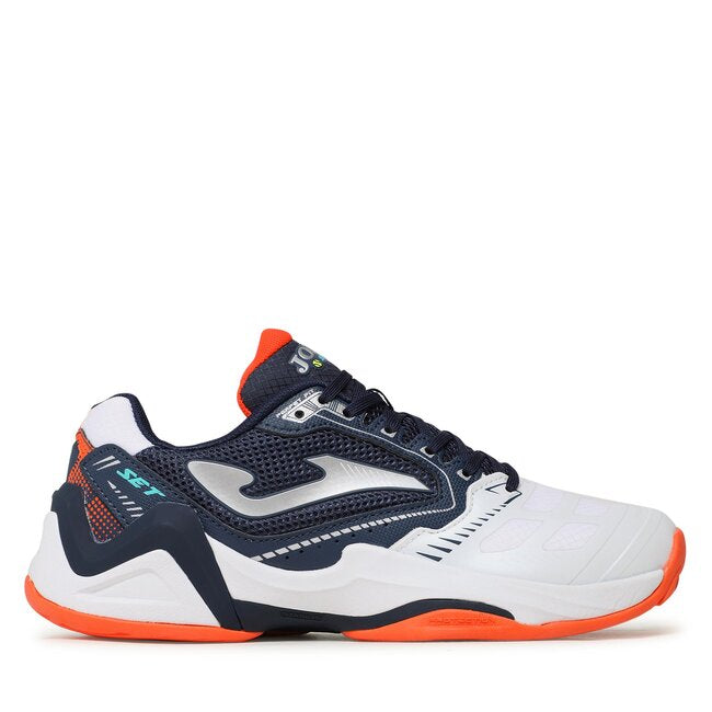 Scarpe da tennis Joma T.Set 2332 blu-bianco da uomo con ammortizzazione Pulsor e grip multidirezionale per ogni superficie