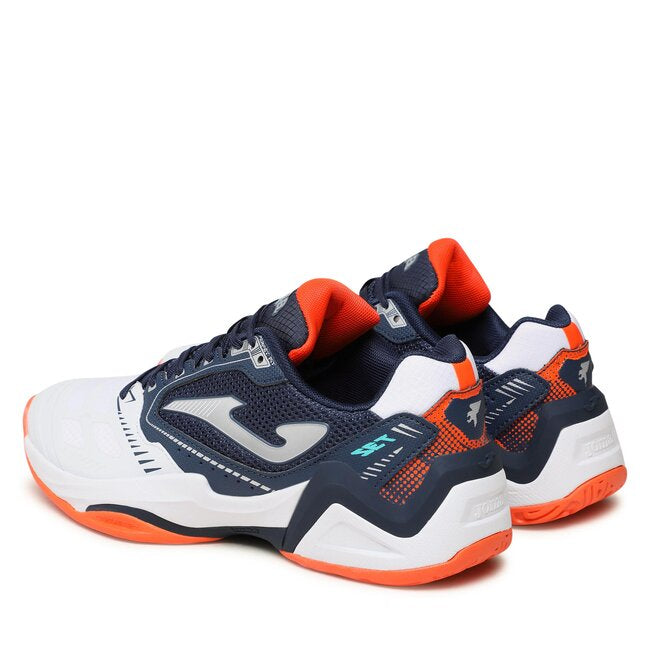 Scarpe da tennis Joma T.Set 2332 blu-bianco da uomo con ammortizzazione Pulsor e grip multidirezionale per ogni superficie