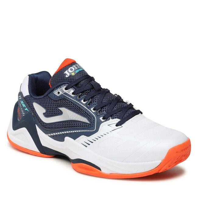 Scarpe da tennis Joma T.Set 2332 blu-bianco da uomo con ammortizzazione Pulsor e grip multidirezionale per ogni superficie