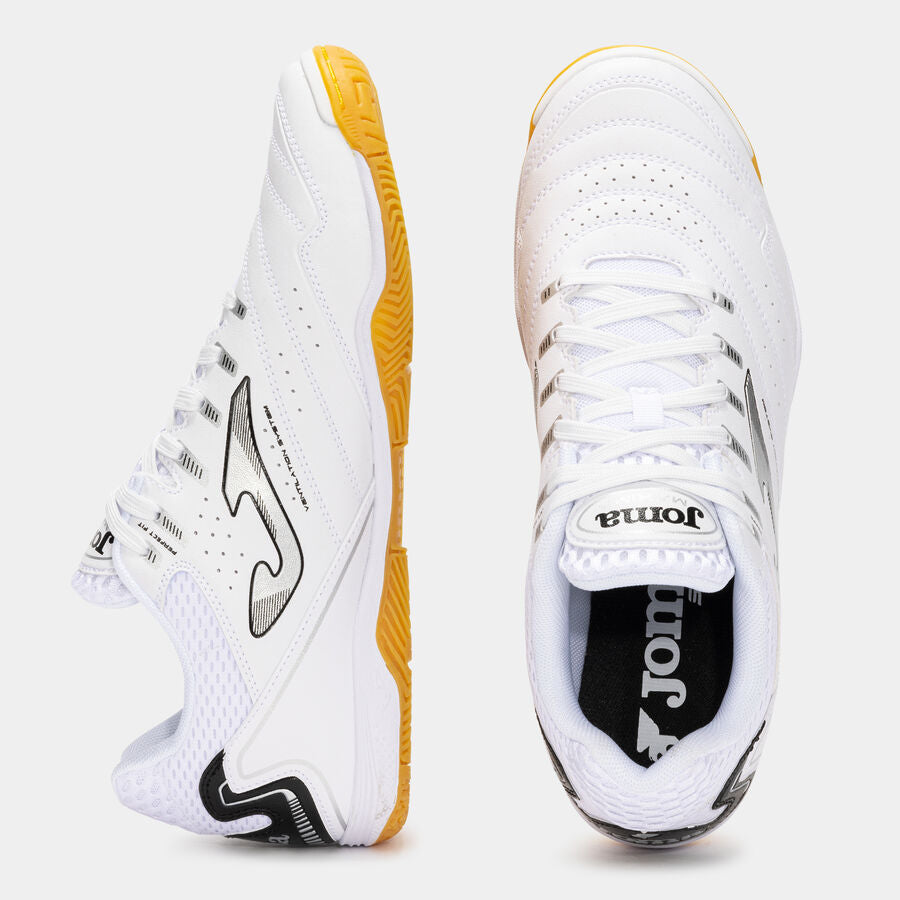 Joma scarpa da calcetto indoor da uomo Maxima 2502 MAXS2502IN bianca