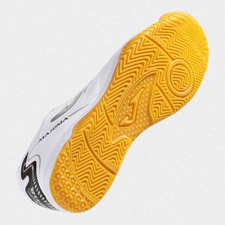 Joma scarpa da calcetto indoor da uomo Maxima 2502 MAXS2502IN bianca